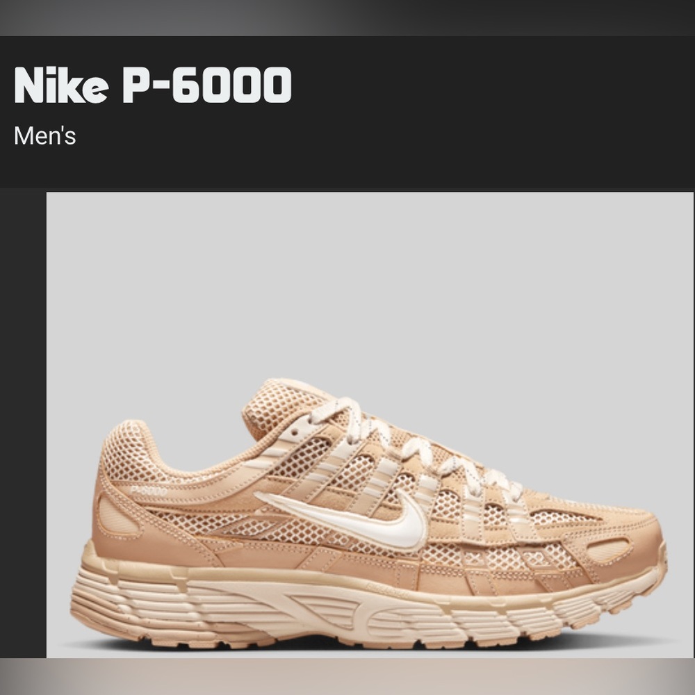 Nike P-6000 Tan Sneakers. OG BOX. Men’s 10 & 10.5